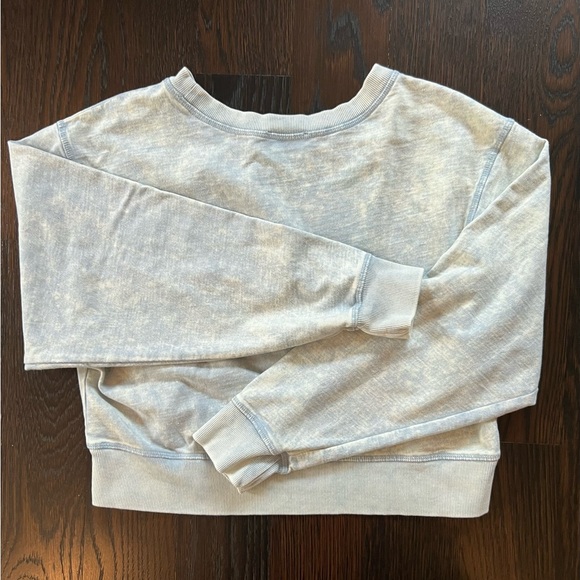 Altar’d State white and blue tie dye sweatshirt - Picture 2 of 2